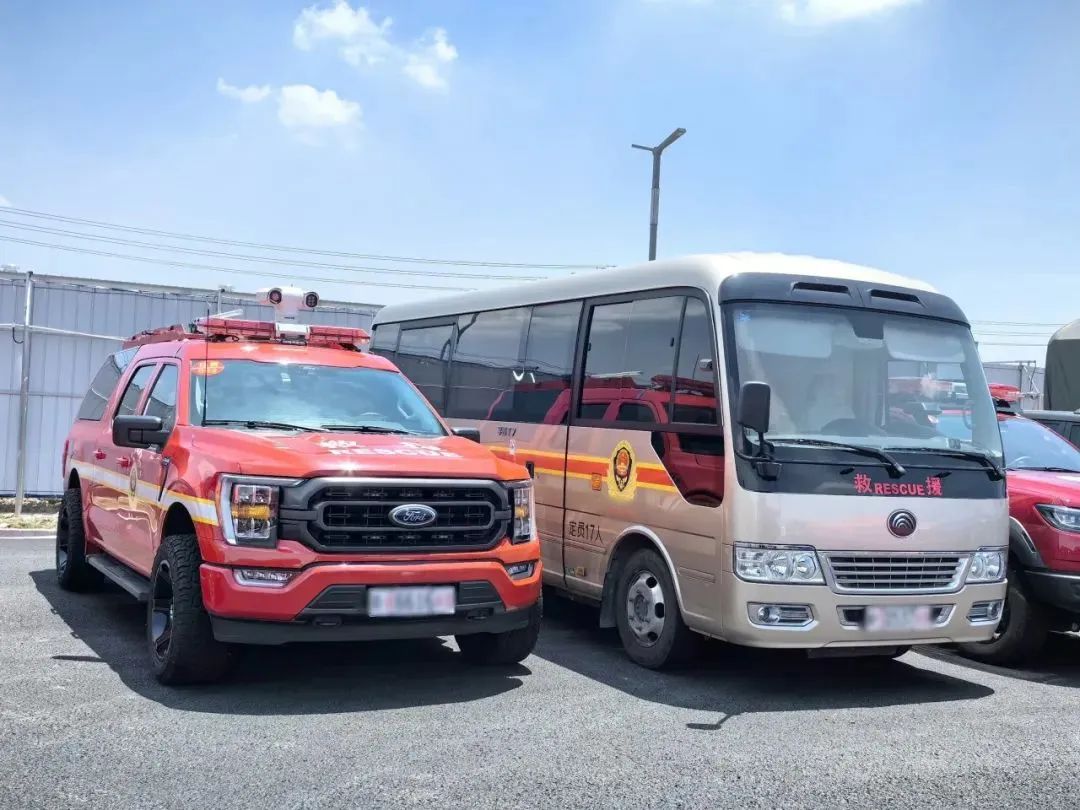 紧急集结！壹定发应急救援车辆参演“应急使命·2024”联合救援演习！