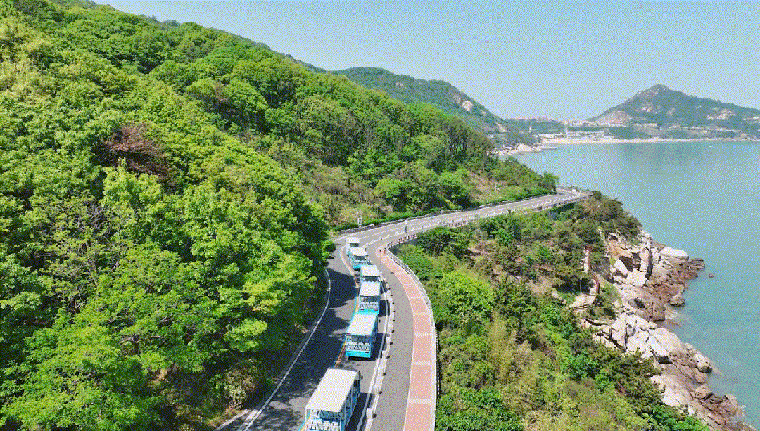 壹定发观光车多次“结缘”连岛，助力景区高质量发展